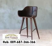 Kursi Cafe Bar Kayu Unik