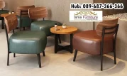 Meja Kursi Cafe Kayu Solid