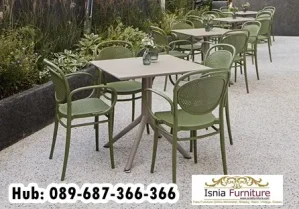 Meja Kursi Cafe Minimalis Kokoh