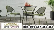 Meja Kursi Cafe Outdoor Besi Tebal