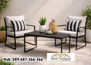 Meja Kursi Cafe Outdoor Minimalis