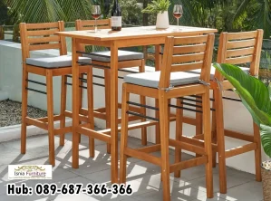 Meja Kursi Cafe Outdoor Minimalis Mewah