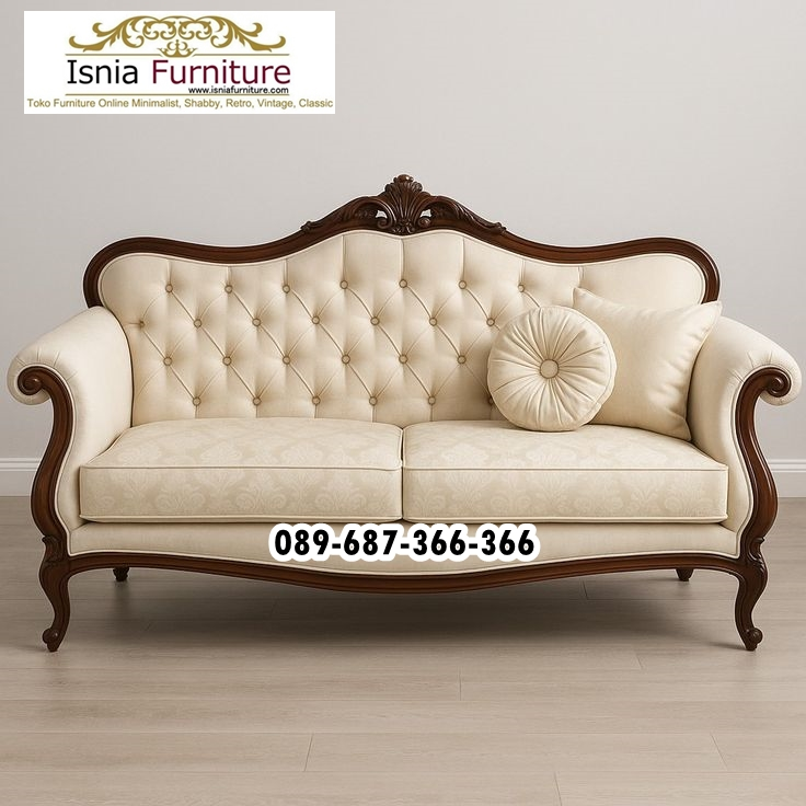Kursi Sofa Mewah Kayu Solid Bogor