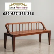 Bangku Panjang Kayu Jati Modern Kontemporer
