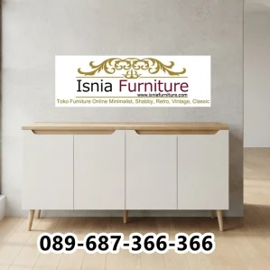 Jual Credenza Minimalist Modern Rak Serbaguna Berkualitas dari Isnia Furniture