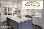 Meja Dapur Marmer Desain Mewah