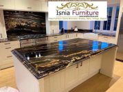Meja Dapur Marmer Hitam Mewah