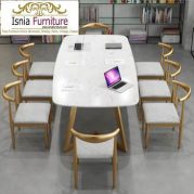 Meja Kantor Marmer Minimalis Unik