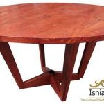 Jual Meja Bulat Kayu Jati
