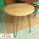 Jual Meja Bulat Kayu Jati