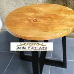 Jual Meja Bulat Kayu Jati