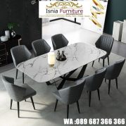 Jual Meja Makan Marmer 8 Kursi Malang Blimbing Terlaris 2022