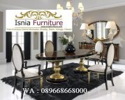 Jual Meja Makan Marmer Hitam Italy Model Cantik Premium