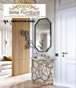 Jual Meja konsul Dan Cermin Terbaru Desain Unik Mewah Modern