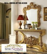 Jual Meja Konsul Jati TPK Desain Ukir Unik Khas Jepara