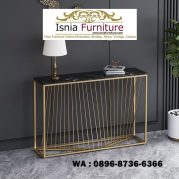 Jual Meja Konsul Marmer Italy Bentuk Simple Modern Kekinian