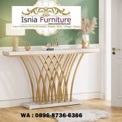 Jual Meja Konsul Marmer Putih Import Desain Cantik Mewah