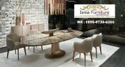 Jual Meja Makan Marmer Oval Stainless Unik Terbaru Ter Best Seller