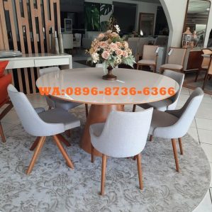 Meja Makan Minimalis Bulat Model Baru Terbaik