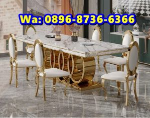 Meja Makan Luxuri Mewah Cincin