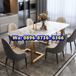 Terbaru Model Meja Makan Marmer Mewah