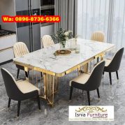 Meja Makan Marmer Carara Import Jakarta Timur