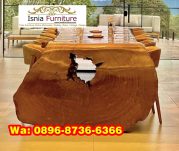 Meja Meeting Kayu Solid Produsen Terkenal