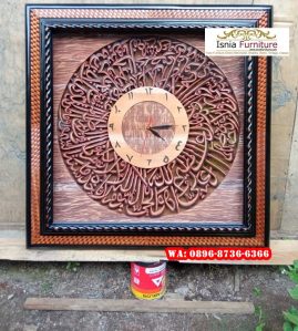 Jam Dinding Kaligrafi Ayat Kursi