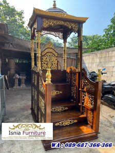 Mimbar Masjid Kubah Pintu Depan
