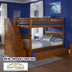 Tempat Tidur Tingkat Kayu Jati Surabaya
