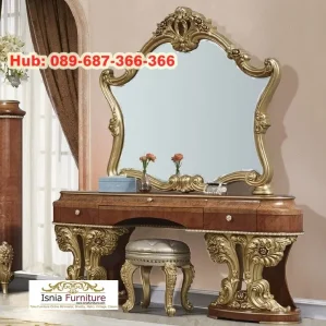 Meja Rias Jati Minimalis Terbaru