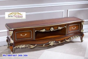 Meja Tv Jati Warna Coklat Salak Terlaris