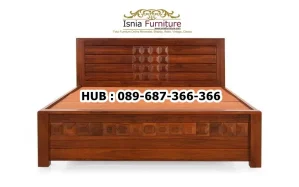 Jual Tempat Tidur Ukir Kotak Garut