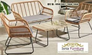 Kursi Rotan Custom Minimalis