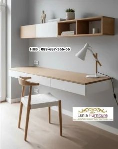 Meja Belajar Gantung Minimalis