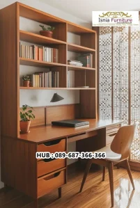 Jual Meja Belajar Kayu Jati Kuat Tahan Lama