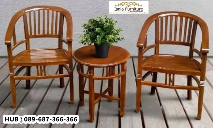 Kursi Teras Kayu Jati Terbaru Betawi