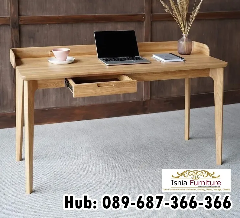 Jual Meja Belajar Kayu Nyaman Untuk Belajar