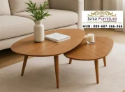 Jual Meja Tamu Nesting Kayu Jati Minimalis