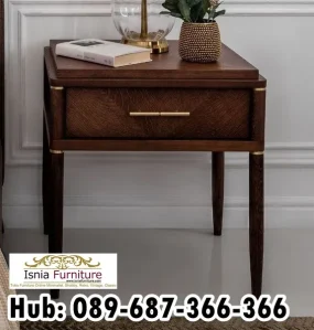 Jual Nakas Night Stand Kayu Satu Laci