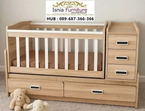 Box Bayi Set Meja Popok Modern