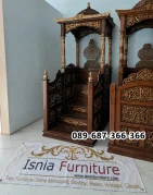 Mimbar Masjid Kupang Ukiran Mewah