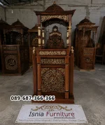 Mimbar Masjid Singaraja Model Ukiran