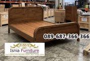 Dipan Kamar Tidur Kediri Bahan Kayu Jati Solid
