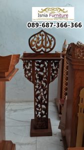 Jual Podium Masjid Di Gayungan Ukir
