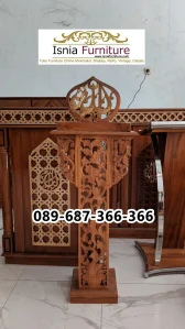 Jual Podium Masjid Gorontalo Kayu Berkualitas