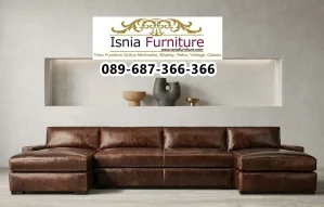 Sofa Kulit Asli Minimalis