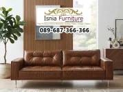 Sofa Kulit Asli Mewah